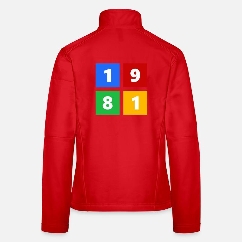 1981 Veste en tissu softshell Femme