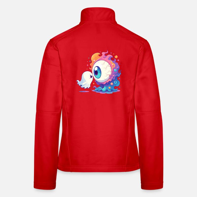 Créatures Œil d’Étoile dans le Cosmos Veste en tissu softshell Femme