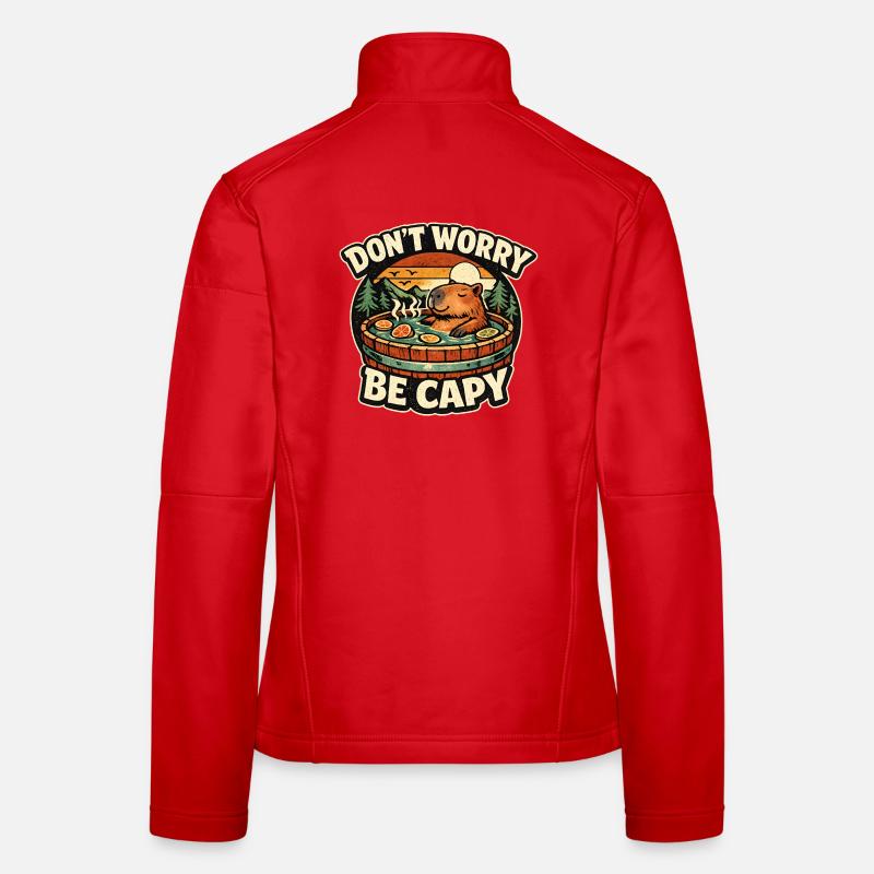 Capybara Whirlpool Abend Frauen Softshelljacke