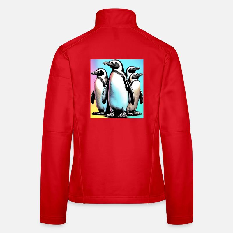 Pingouins Pingouins Veste en tissu softshell Femme