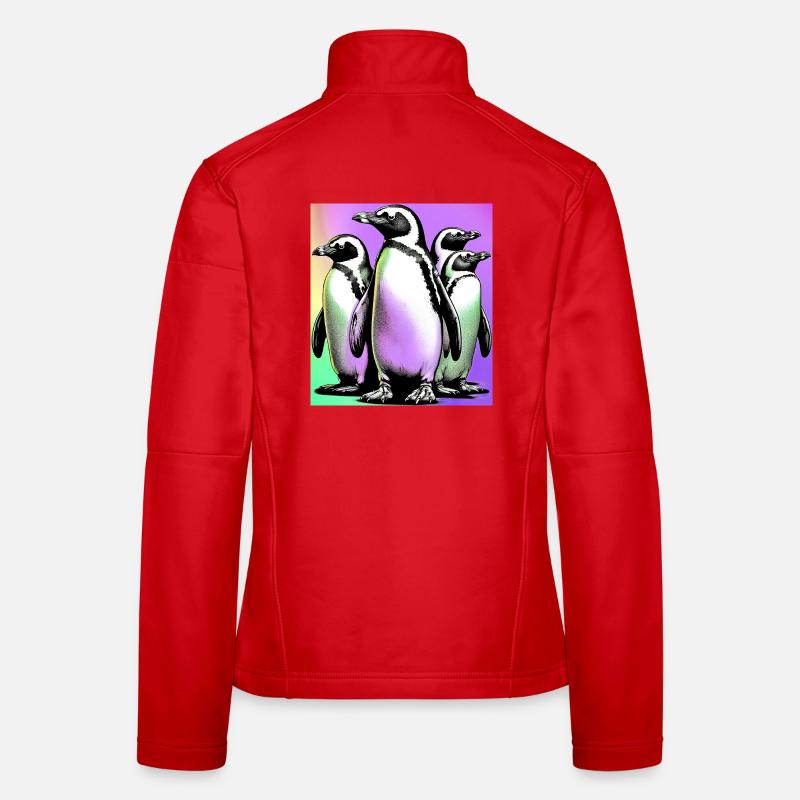 Pingouins Pingouins Veste en tissu softshell Femme