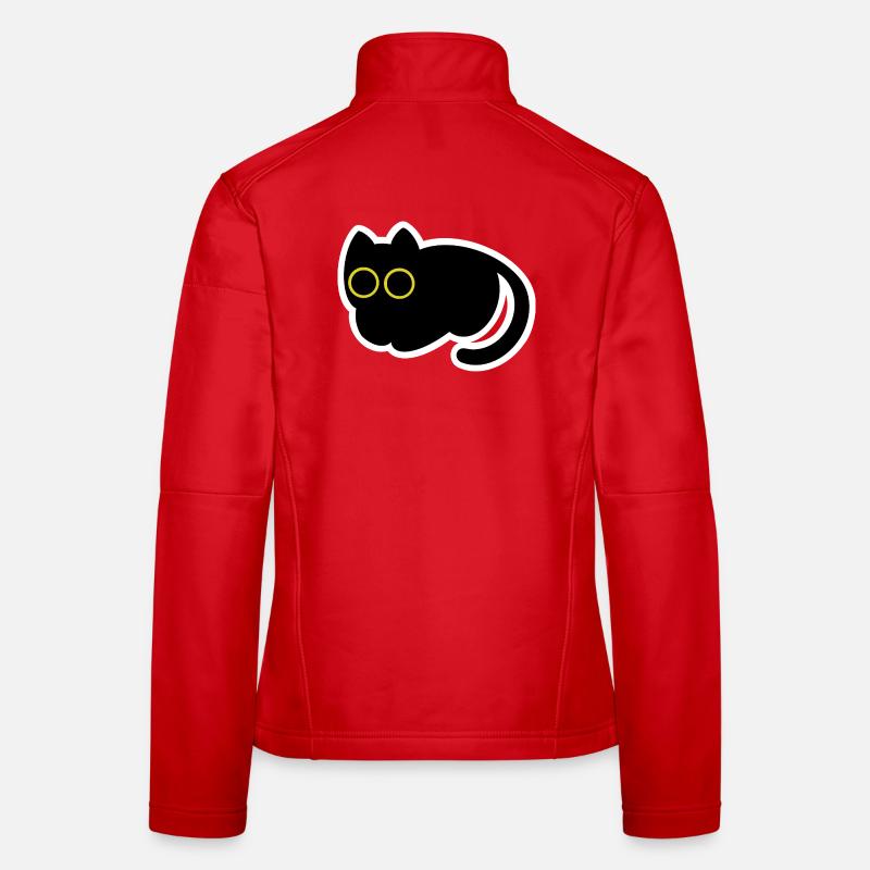 Void Cat - Women's Softshell Jacket - red