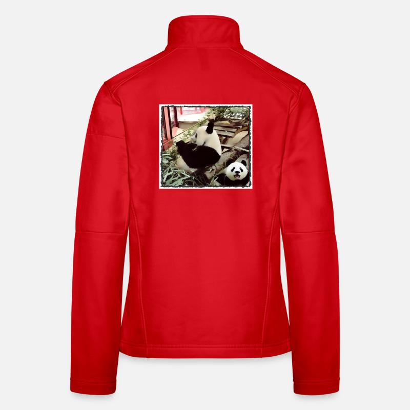 Panda mode on Women's Softshell Jacket