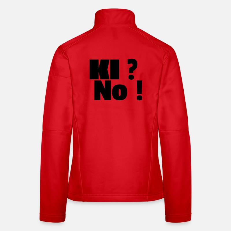 KI ? No ! Frauen Softshelljacke