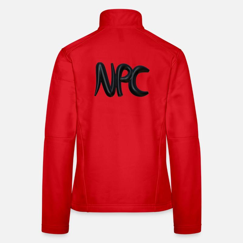 Npc Abstrakte Balloon Kunst - Frauen Softshelljacke - Rot