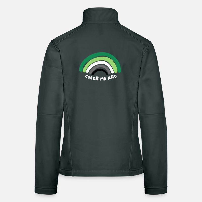 Aromantic. Color me aro Women's Softshell Jacket