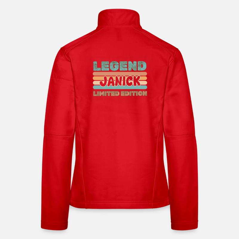 Janick comme prénom Veste en tissu softshell Femme