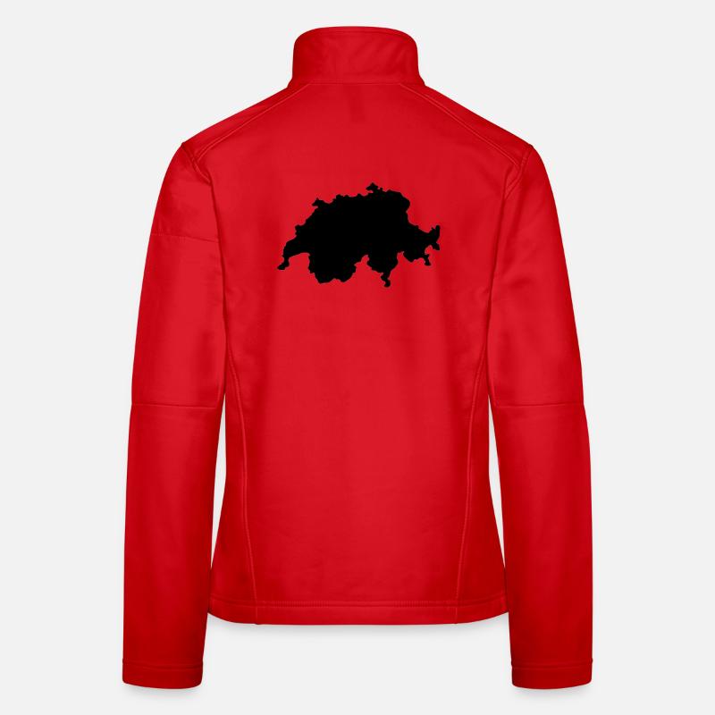 Swiss map Women's Softshell Jacket
