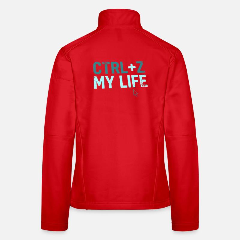 Developer Fun Hoodie, CTRL + Z My Life , Tasse Frauen Softshelljacke