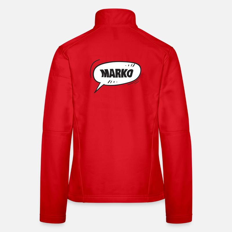 First name Marko Women's Softshell Jacket