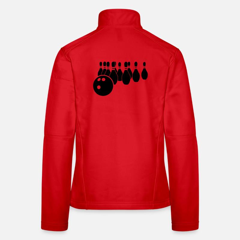 Bowling logo Women's Softshell Jacket