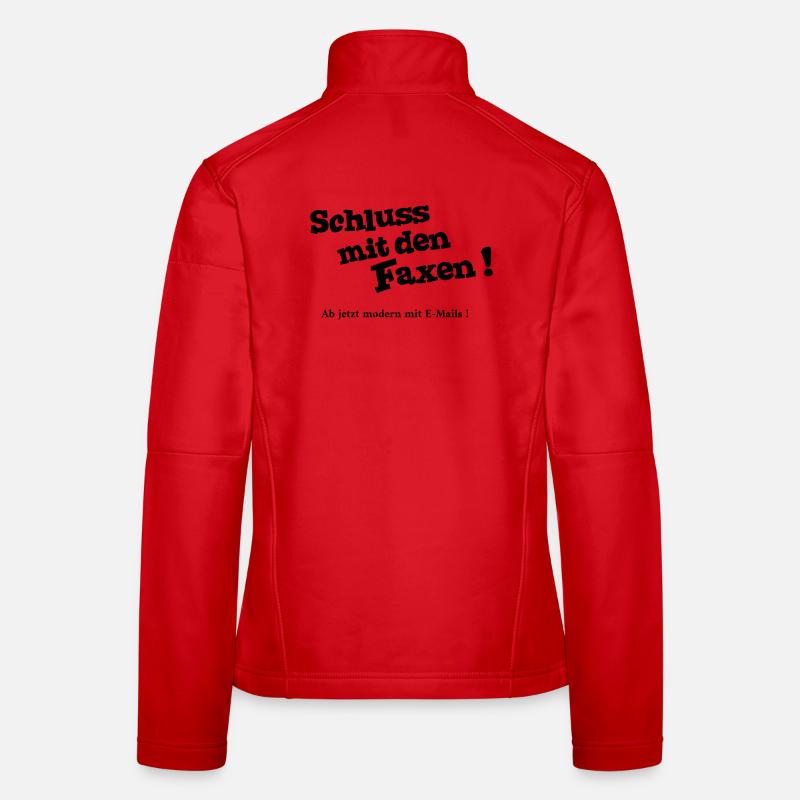 No more faxing Women's Softshell Jacket