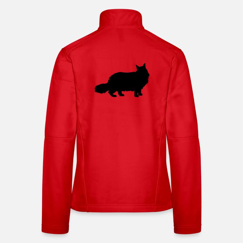 Maine Coon Frauen Softshelljacke
