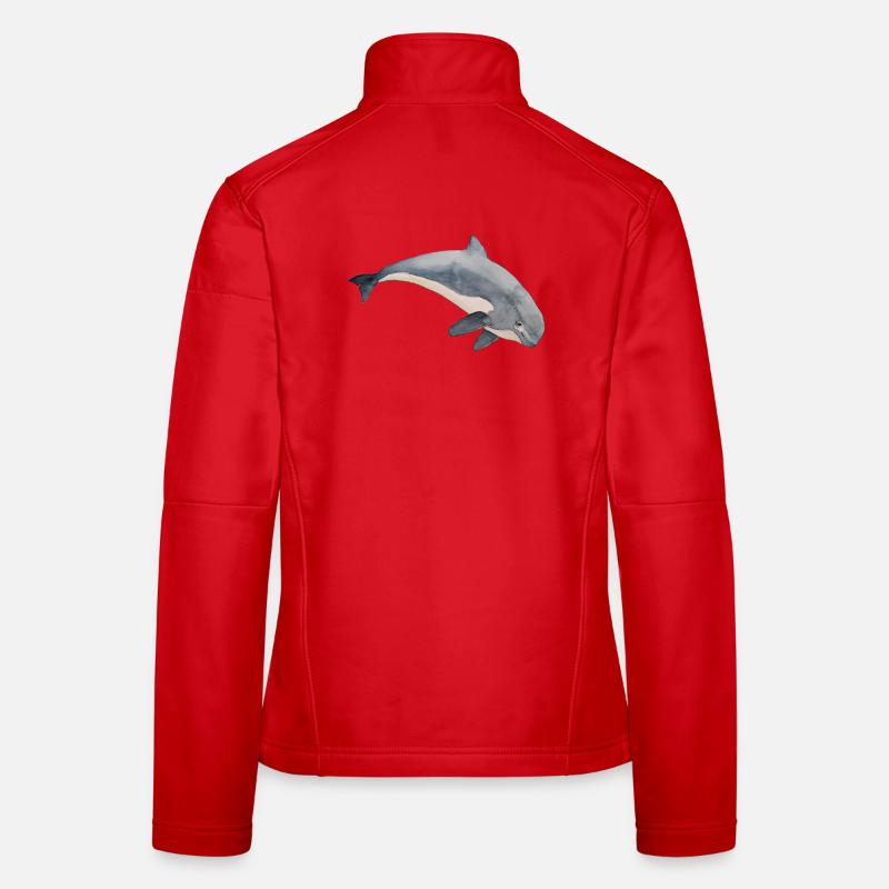Marsouins, cochons d’Inde Veste en tissu softshell Femme