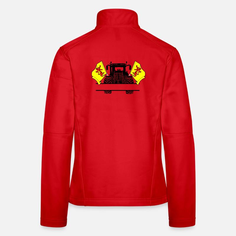Sud Holland_Tractor_Custom_Edition Veste en tissu softshell Femme