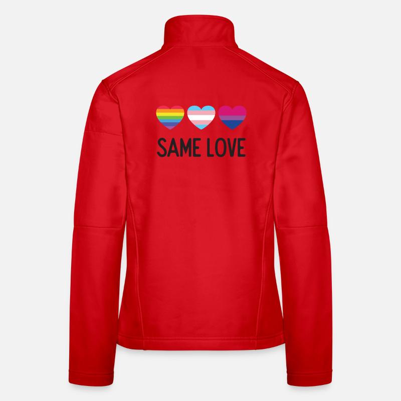 Pride Month LGBTQ - Same Love Women's Softshell Jacket
