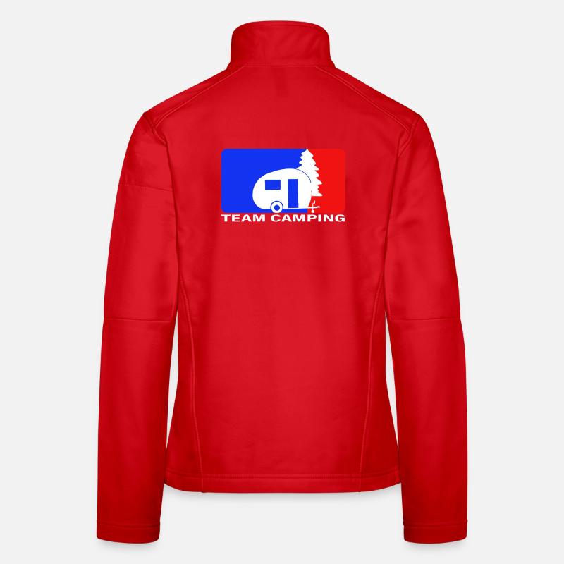 Team Camping Frauen Softshelljacke