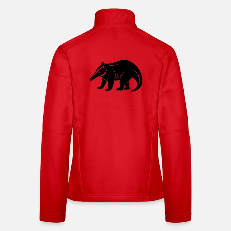 Fourmilier géant Veste en tissu softshell Femme