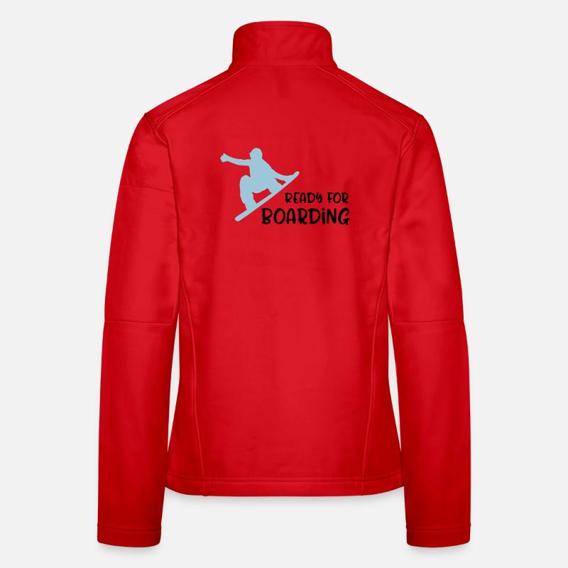 Snowboard Frauen Softshelljacke