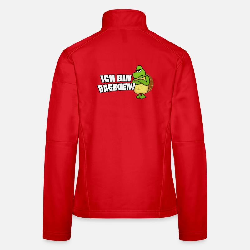 I'm against it Women's Softshell Jacket
