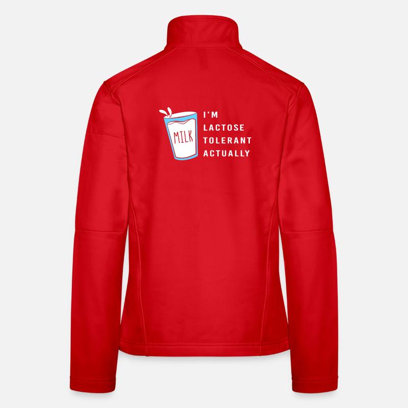 Milk Lactose Flatulence Women's Softshell Jacket