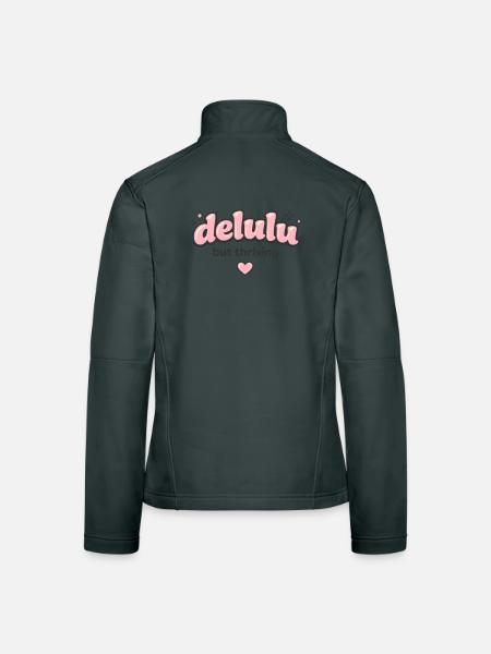 Delulu Thriving Logo - Women's Softshell Jacket - red