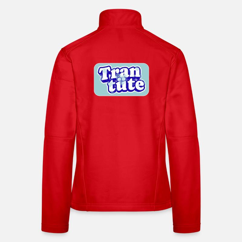 Echte Trantüte im Dienst - Frauen Softshelljacke - Rot