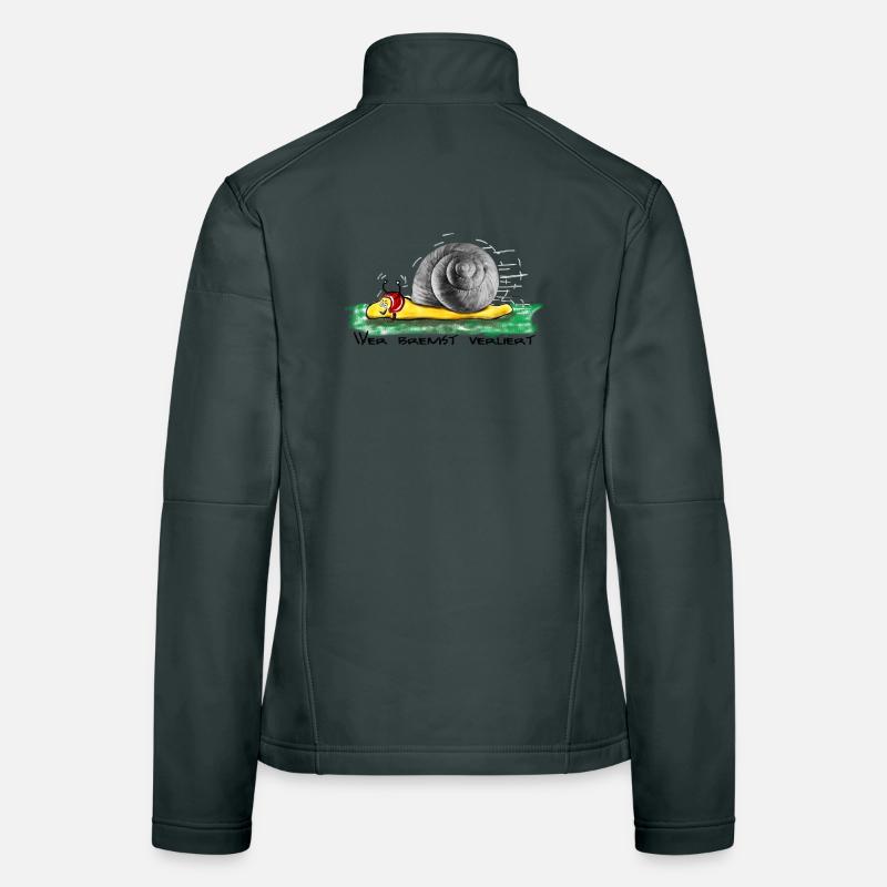 Qui ralentit perd Veste en tissu softshell Femme
