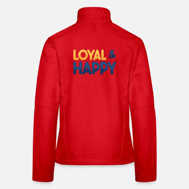 Loyal & glücklich Frauen Softshelljacke