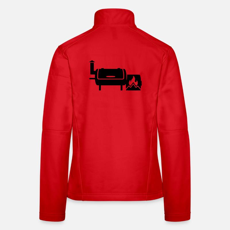 BBQ Smoker Grillmeister Pulled Pork Grillen Frauen Softshelljacke