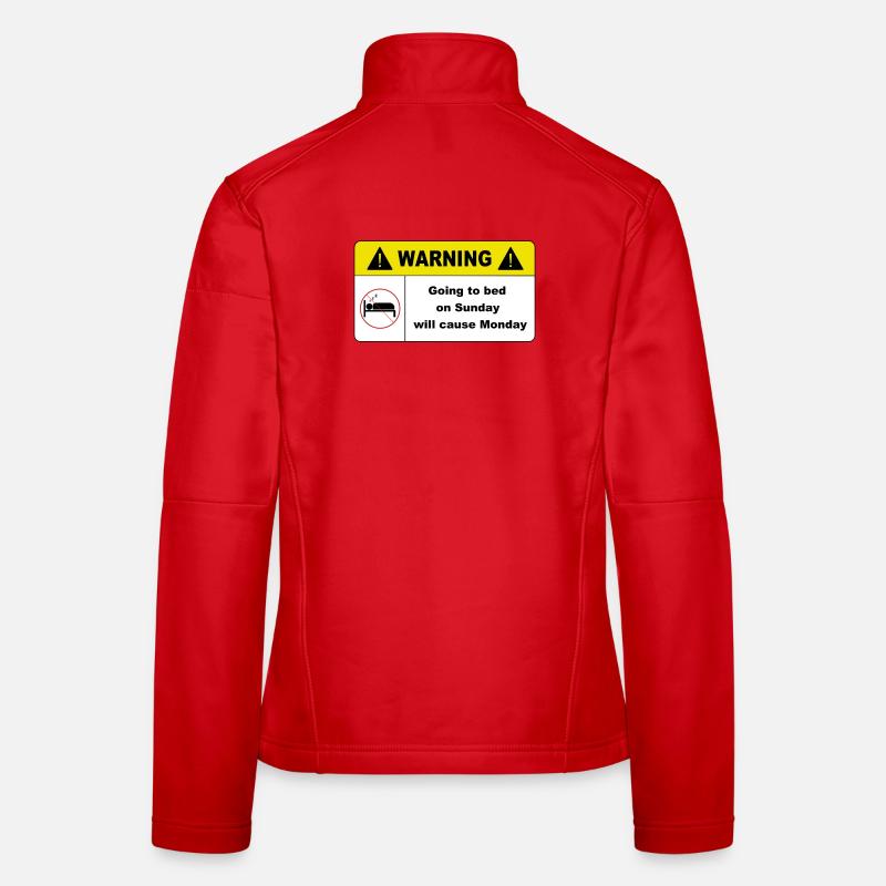 Se coucher le dimanche Veste en tissu softshell Femme