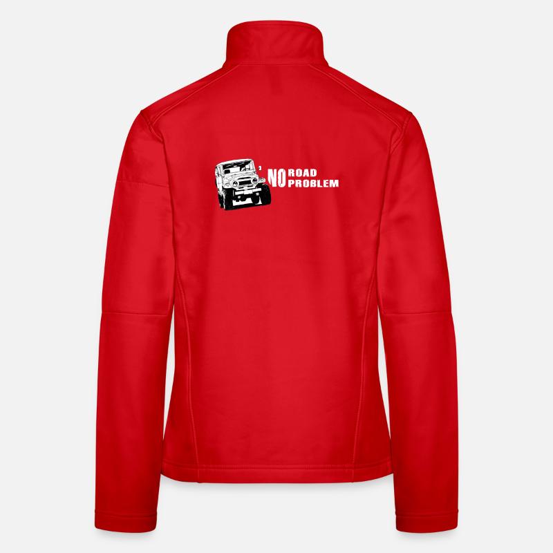 Landcruiser BJ40 No Road No Problem Frauen Softshelljacke