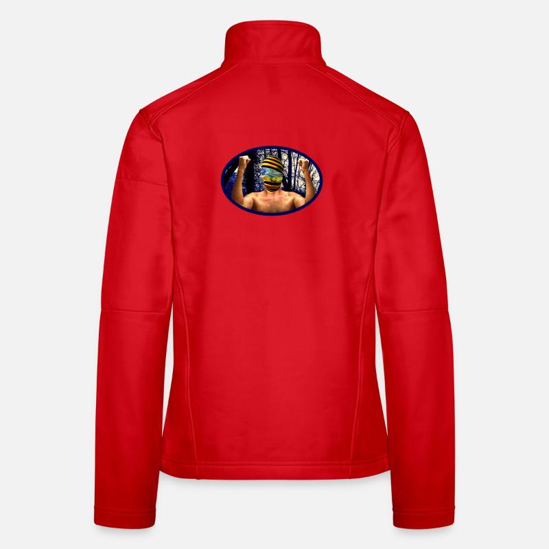 Forest Spirit Mask Warrior Women's Softshell Jacket