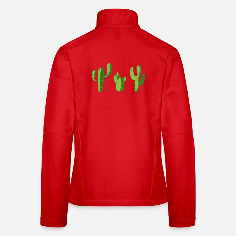 Kaktus Frauen Softshelljacke