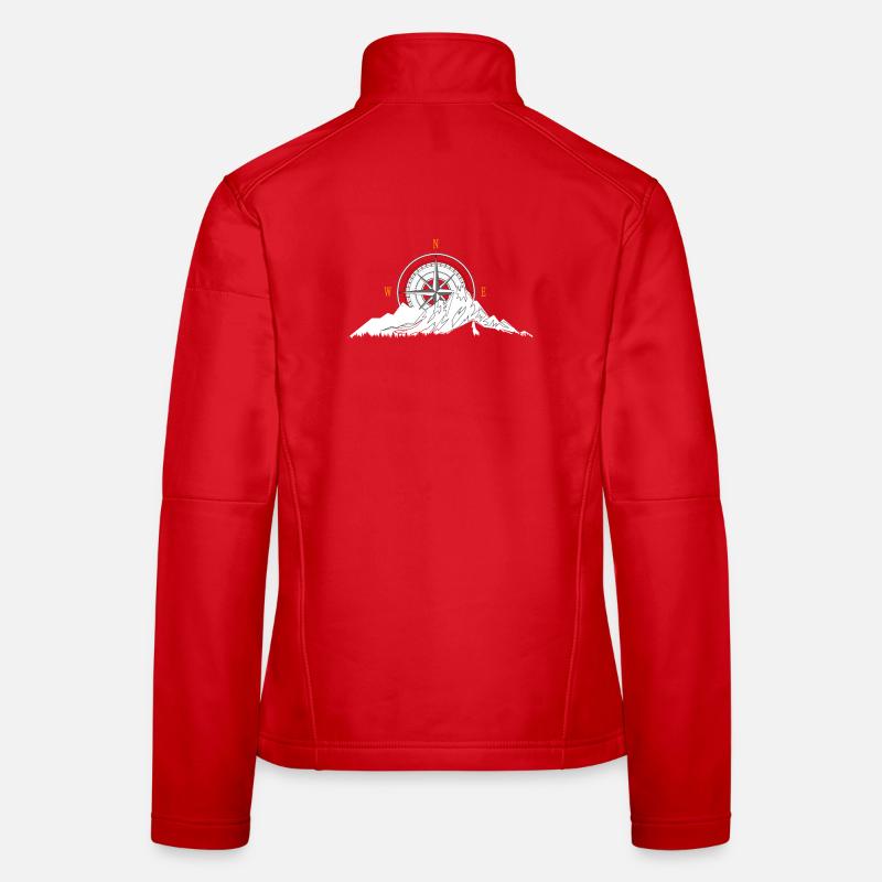 Berg und Kompass Frauen Softshelljacke