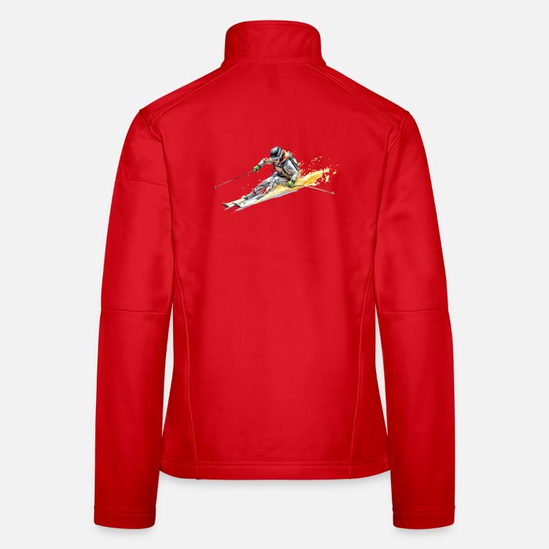 Skifahrer Frauen Softshelljacke
