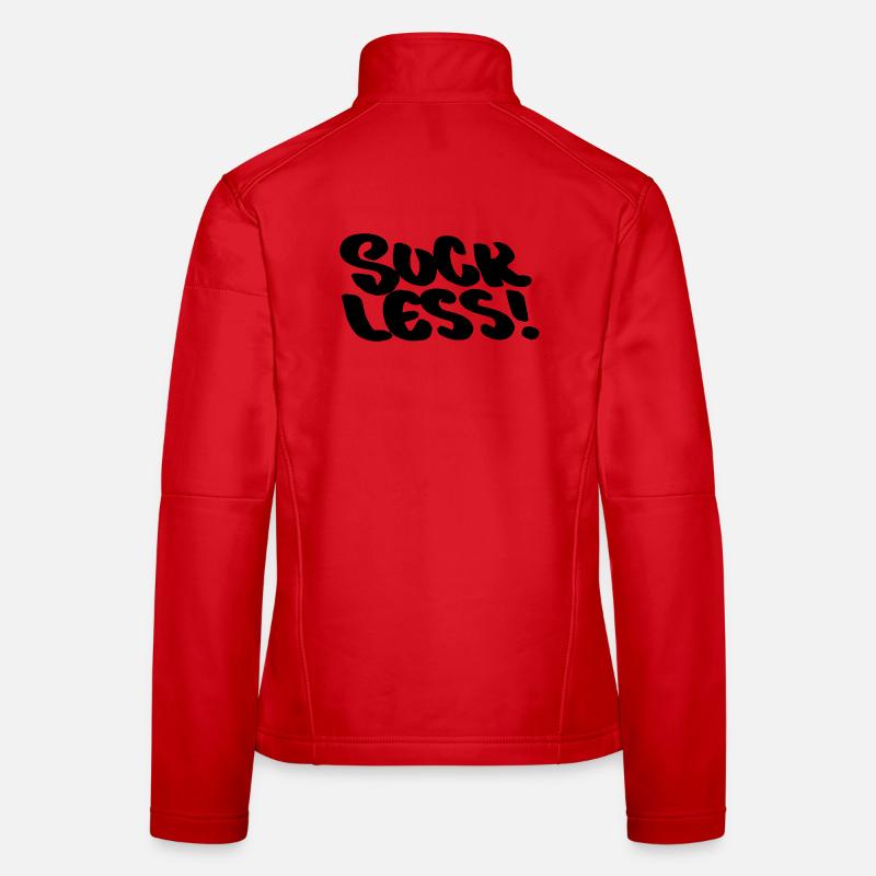 Suce moins ! Sois sage ! Veste en tissu softshell Femme