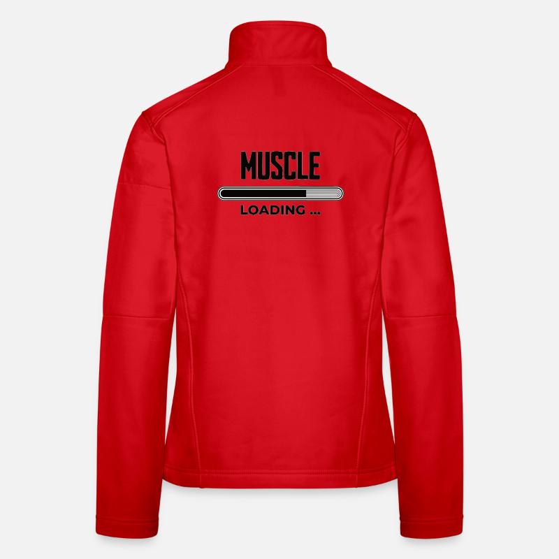 Muskel Loading Fortschritt Frauen Softshelljacke
