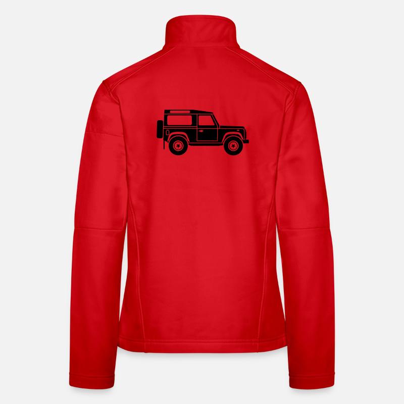 Defender D90 NEU - Frauen Softshelljacke - Rot