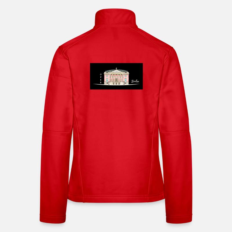 Berlin, Oper unter den Linden, Drawing Women's Softshell Jacket