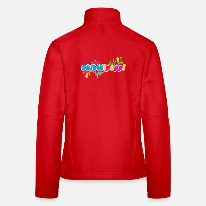 Skibidipoppi - Women's Softshell Jacket - red