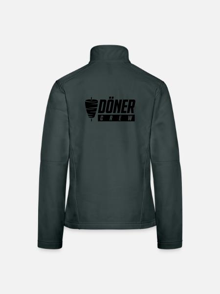 L’équipe Döner - Veste en tissu softshell Femme - rouge - Dos