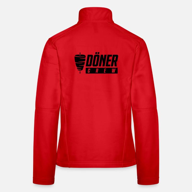 L’équipe Döner Veste en tissu softshell Femme