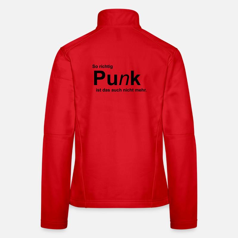 Richtig Punk Frauen Softshelljacke