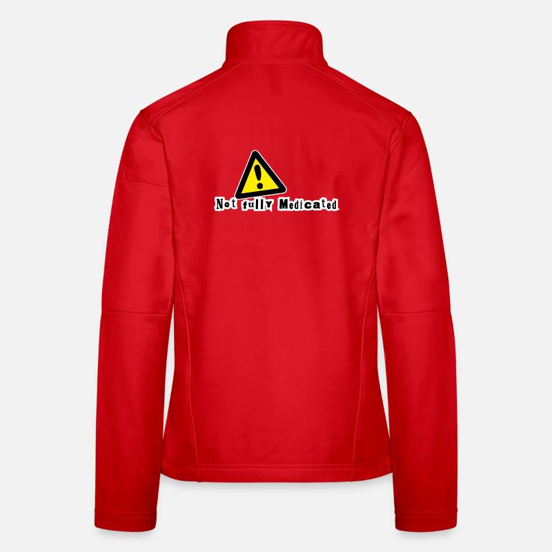 Pas complètement médicamenté Veste en tissu softshell Femme