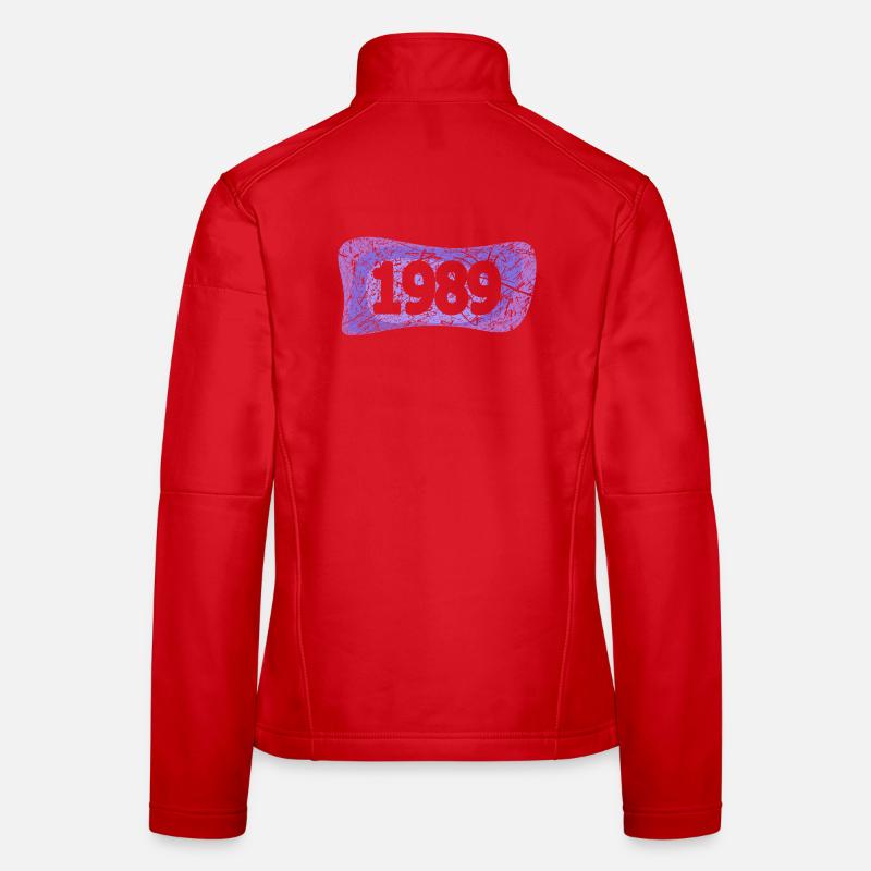 Réunion de classe 1989 Veste en tissu softshell Femme