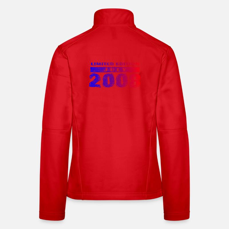 18. Geburtstag Limited Edition 07/2008 Frauen Softshelljacke