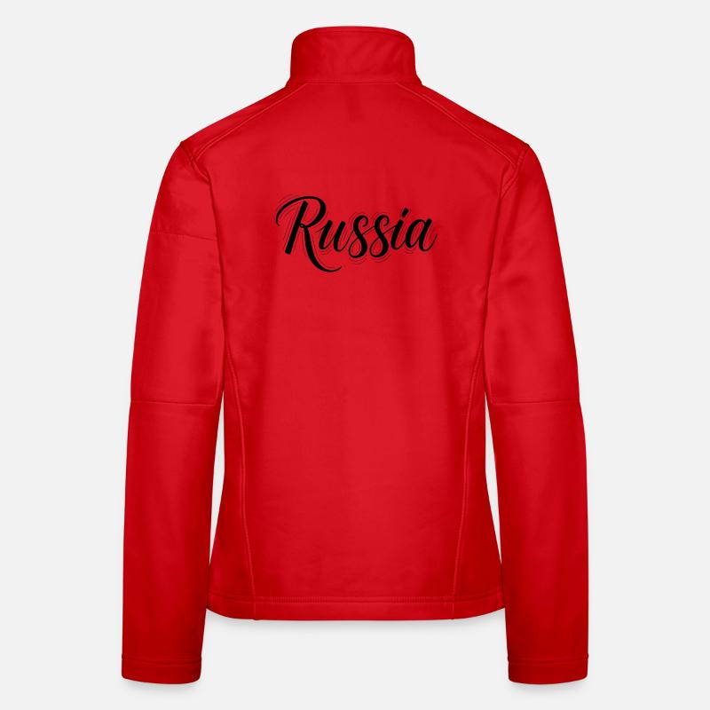 Russie Veste en tissu softshell Femme