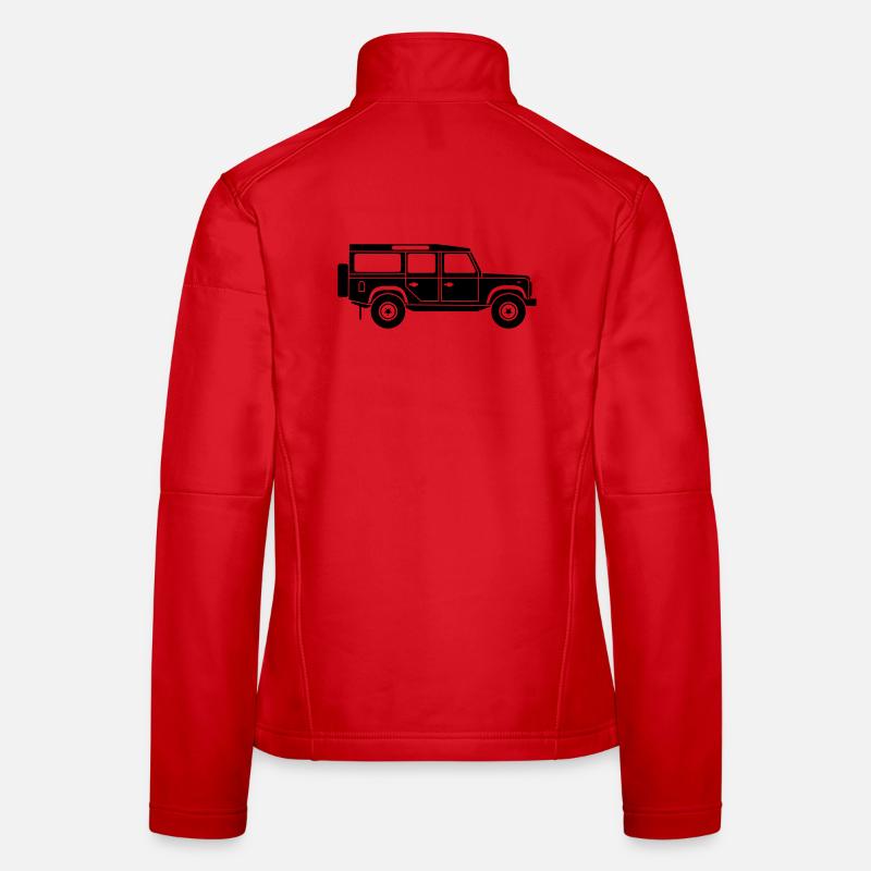Defender D110 NEU - Frauen Softshelljacke - Rot