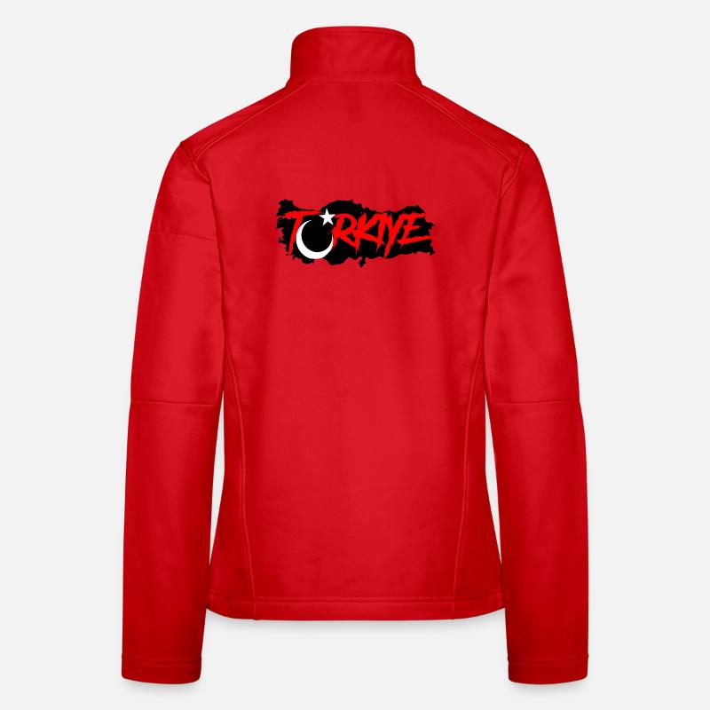 Coupe du monde de Turquie Veste en tissu softshell Femme